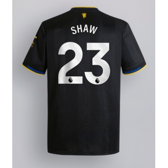 Manchester United Luke Shaw #23 Maglia Gara Terza Repliche 2025-26 Maniche Corte